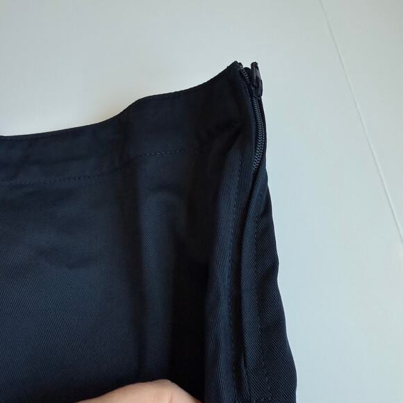 Lands End Girls Navy Chino Skort - Picture 4 of 8